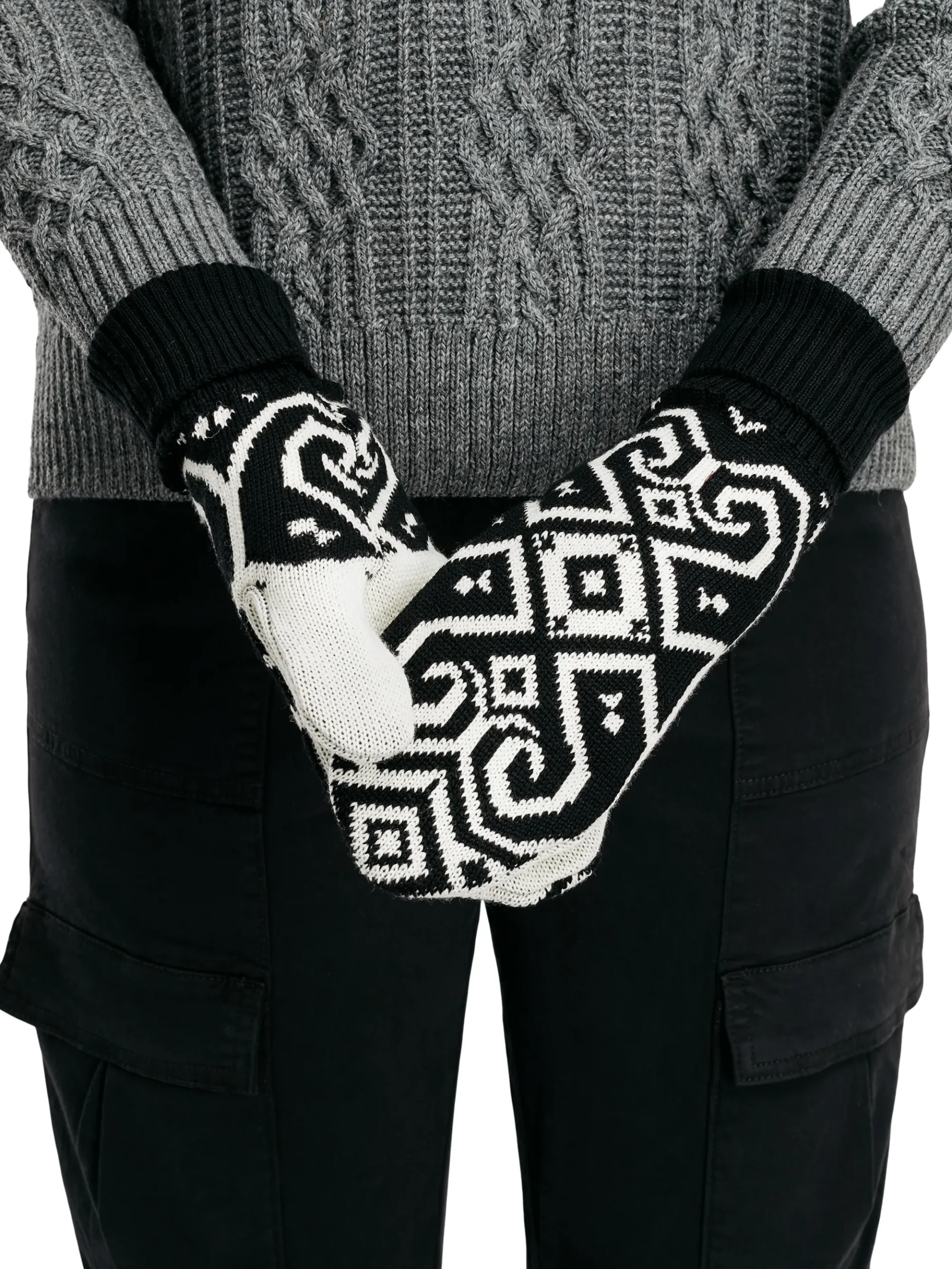 Women Dale of Norway Falun Unisex Merino Wool Mittens