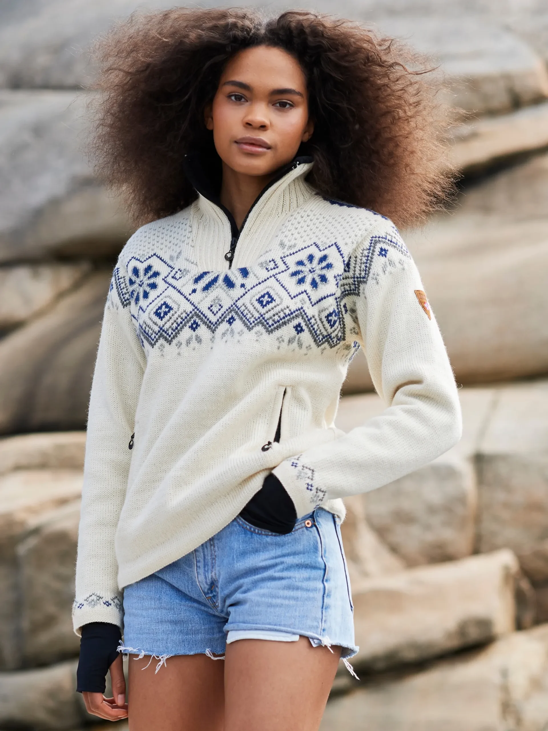 Women Dale of Norway Fongen Weatherproof Women's Sweater - Norwegian Wool