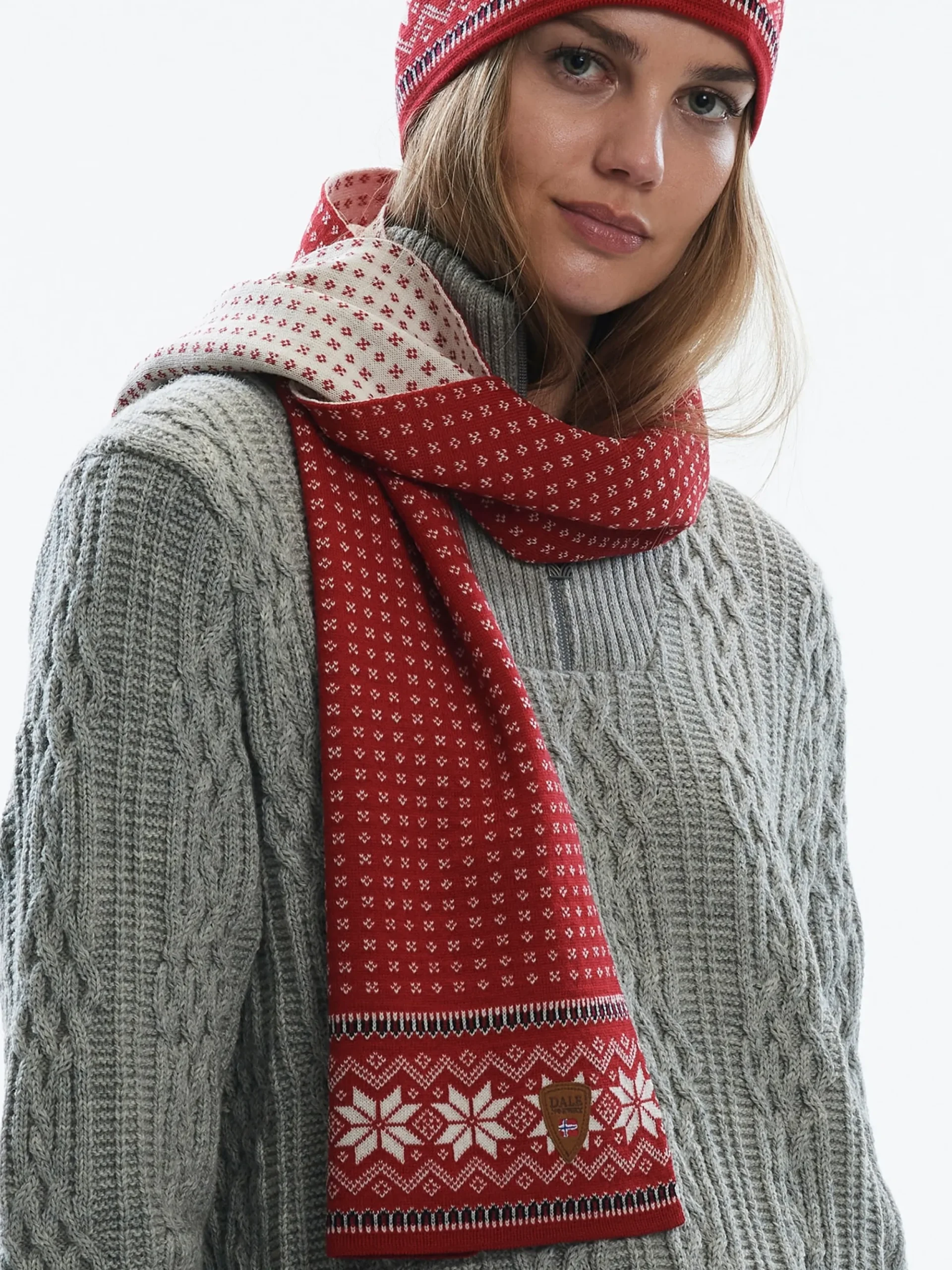 Women Dale of Norway Garmisch Scarf - Merino Wool