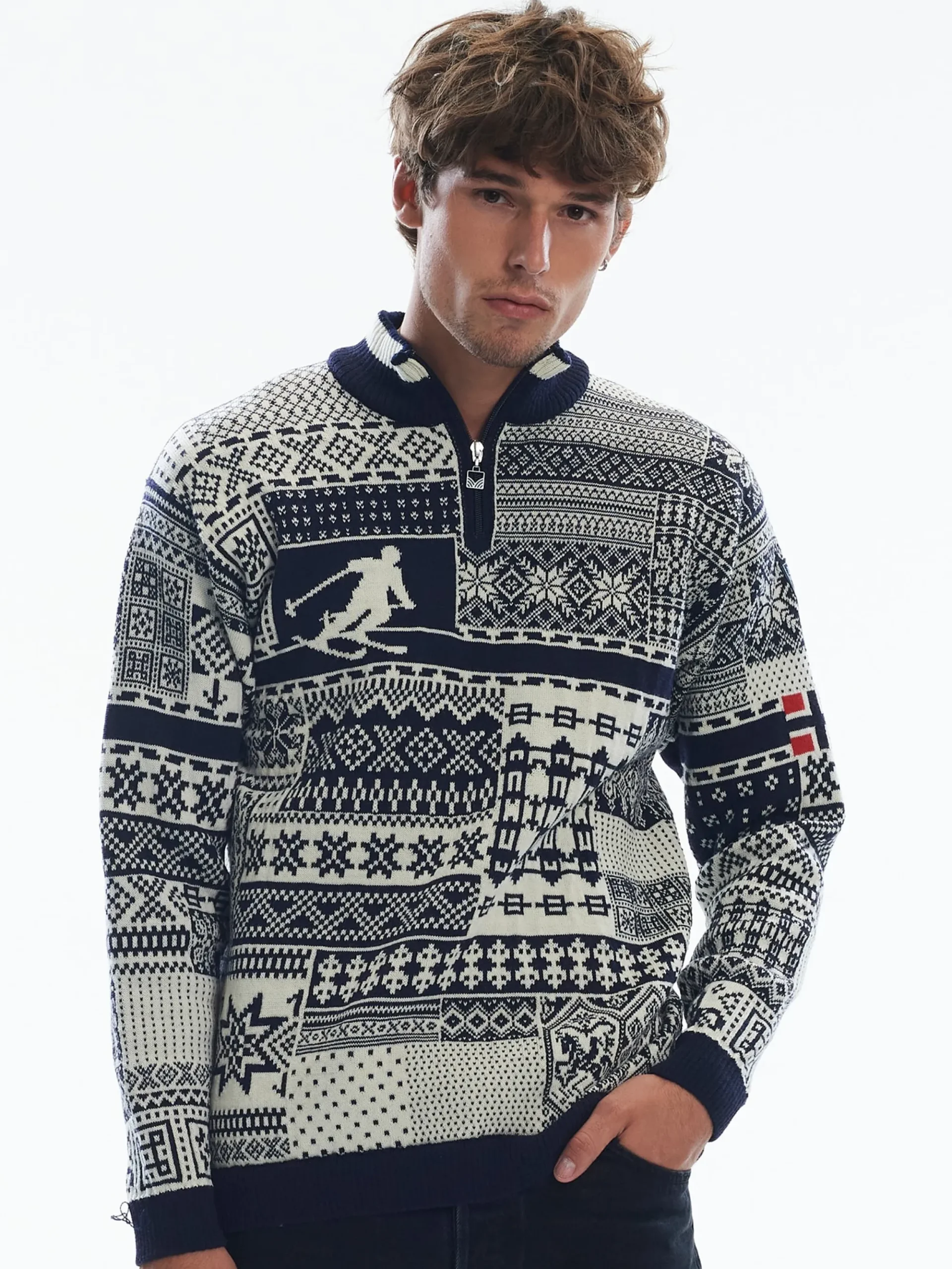 Men Dale of Norway History Men's Sweater - Norwegian Wool