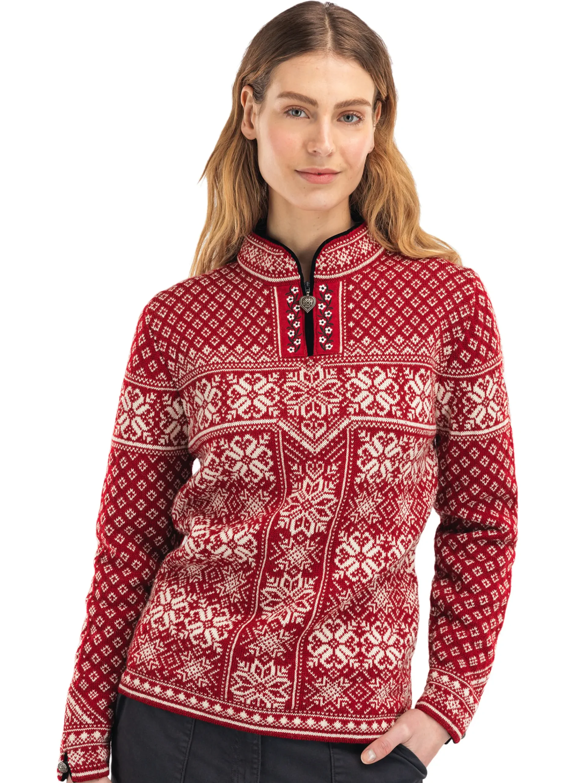 Women Dale of Norway Peace Women's Knit Sweater