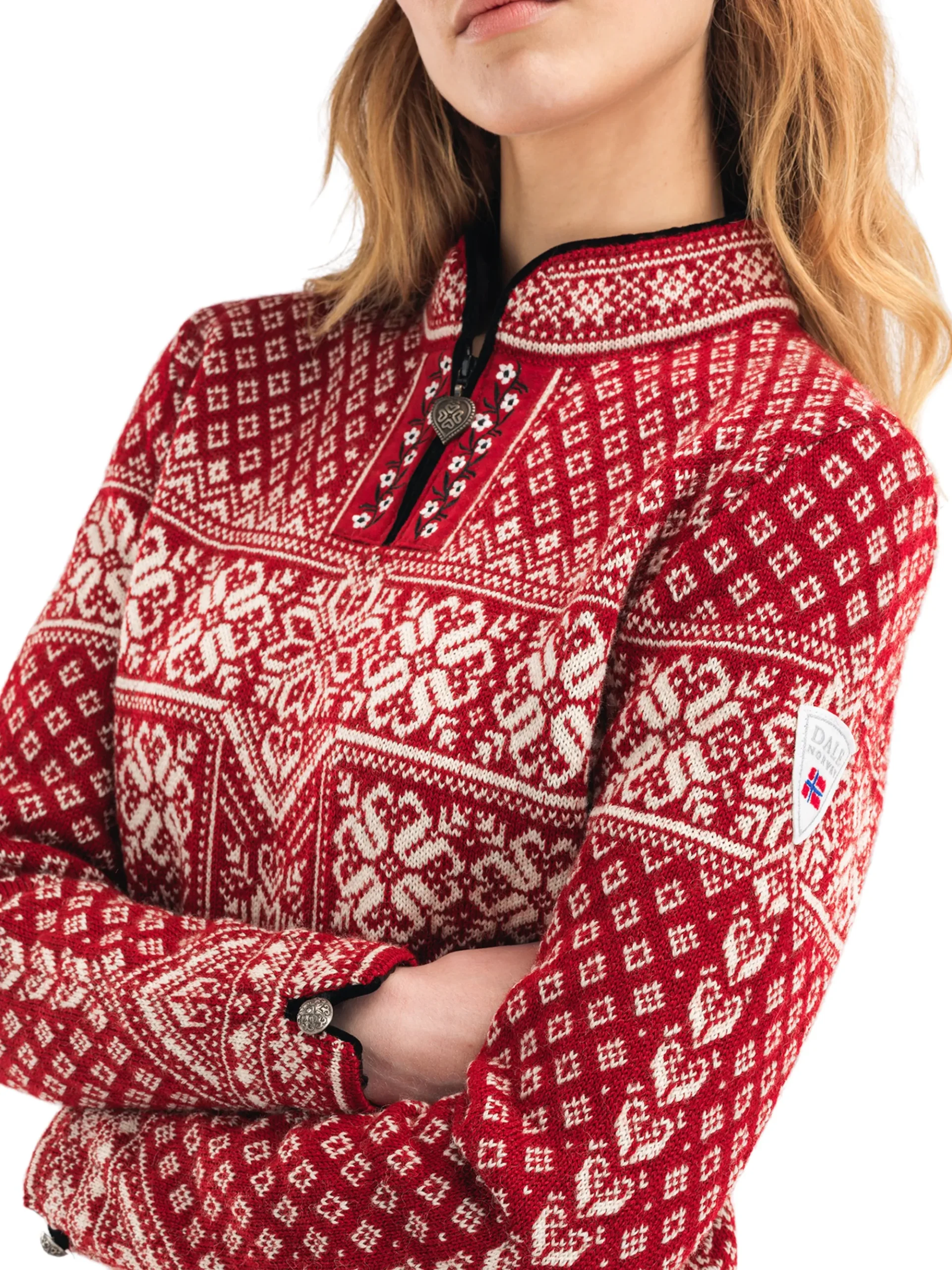 Women Dale of Norway Peace Women's Knit Sweater