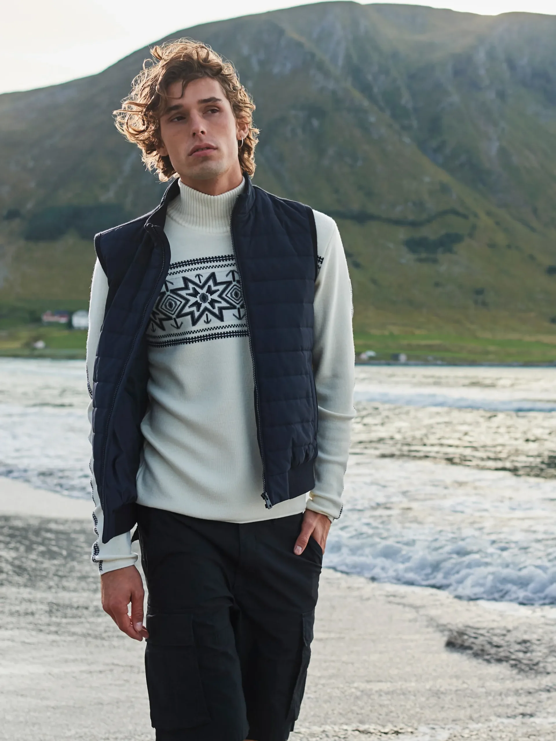 Men Dale of Norway Tindefjell Men's Sweater - Merino