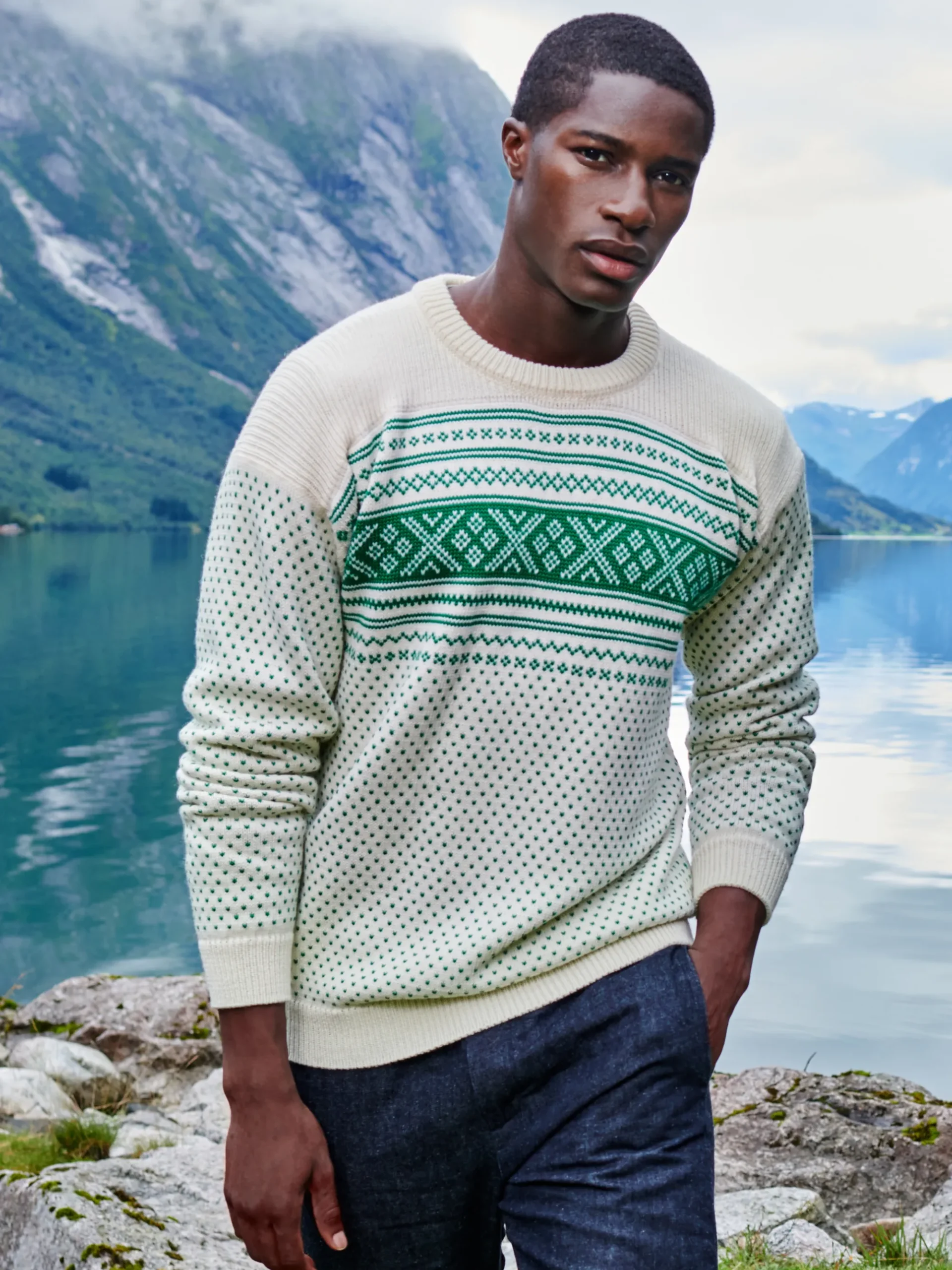 Men Dale of Norway Valloy Men's Wool Sweater