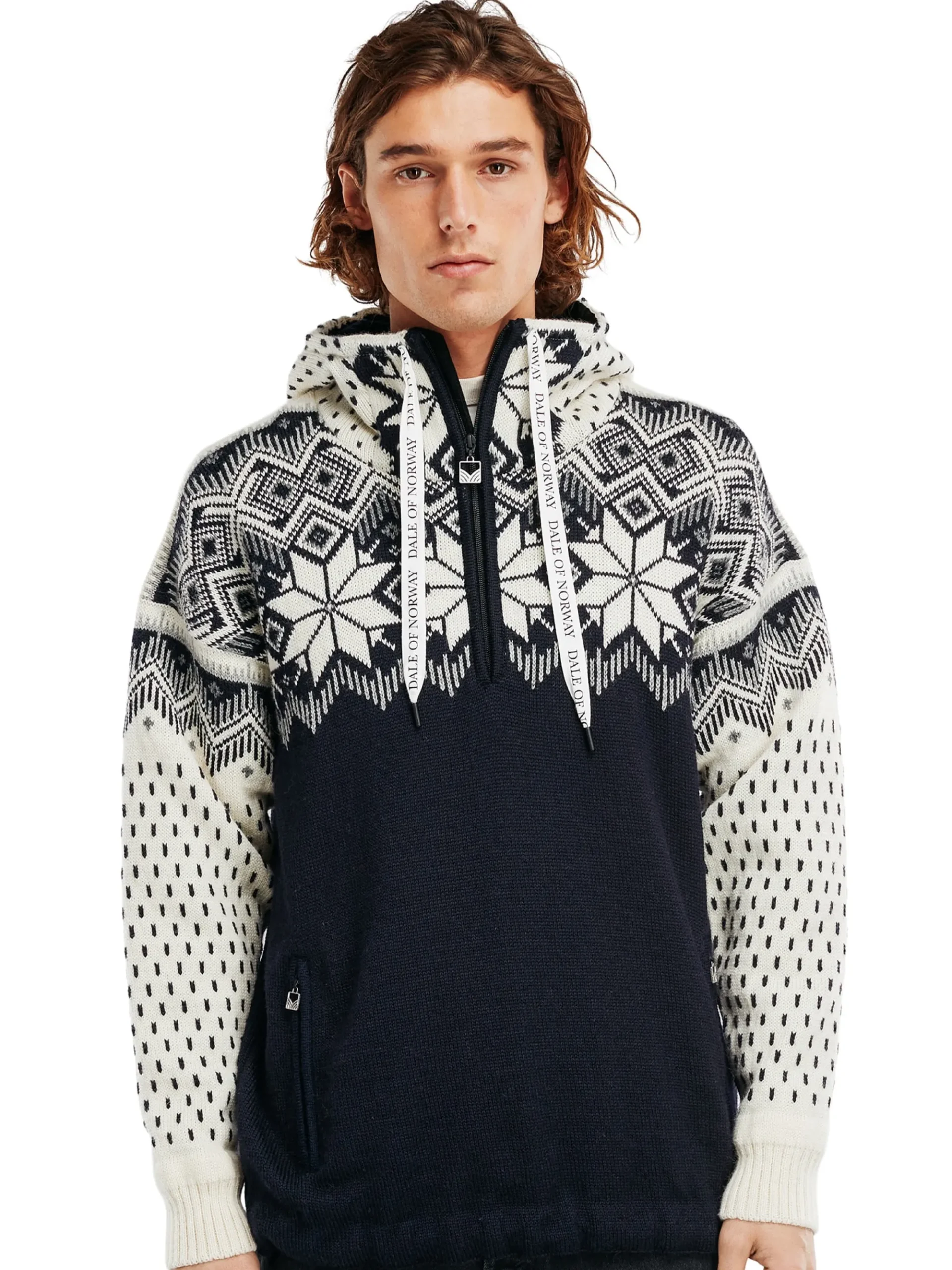 Men Dale of Norway Vegard Weatherproof Men's Hoodie - Norwegian Wool