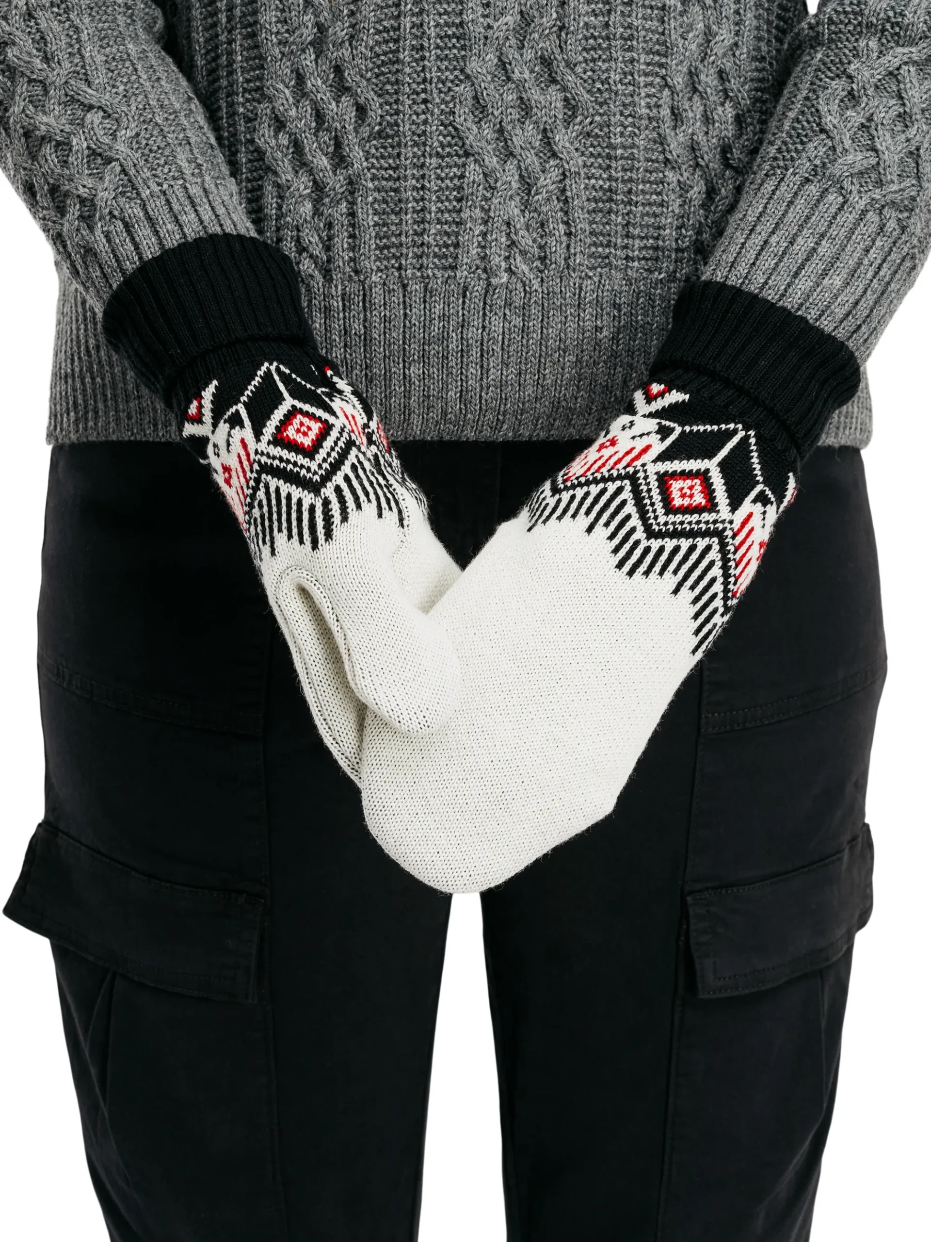 Women Dale of Norway Vilja Unisex Merino Wool Mittens